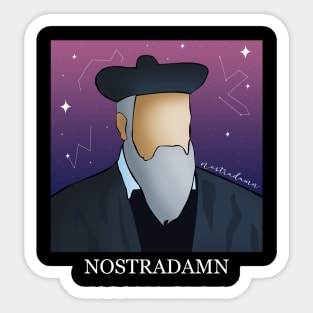 Nostradamn Sticker